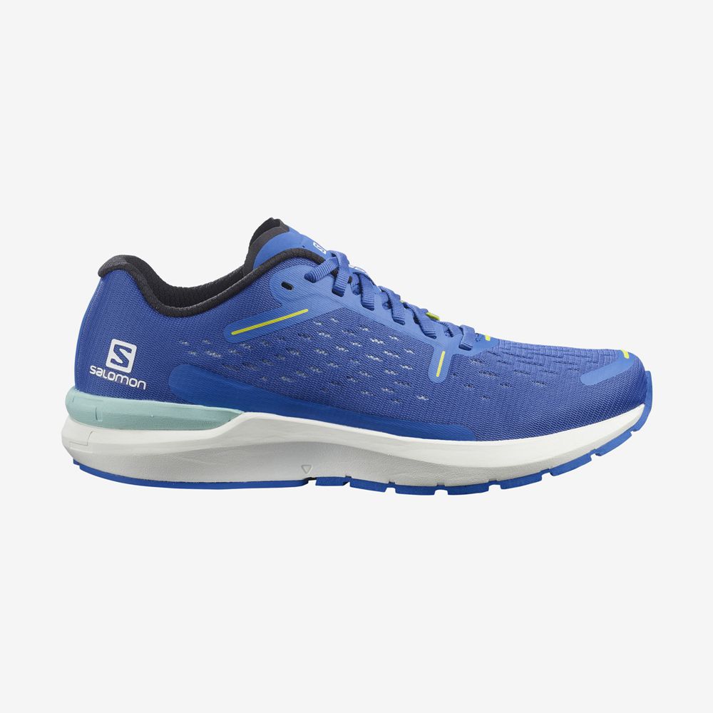 SALOMON SONIC 4 BALANCE Philippines - Men's Road Running Shoes - Blue | 245076-RJS